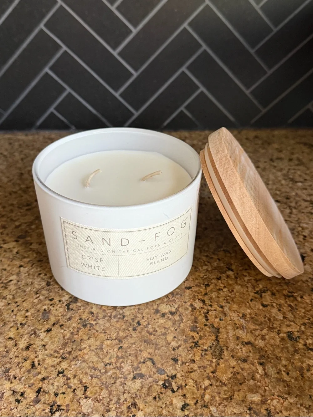 Sand + Fog Crisp White 2-Wick Candle